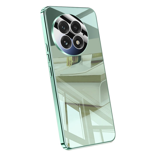 For OnePlus 13 Electroplating Ice Crystal Airbag Full Coverage Shockproof Phone Case(Green) by buy2fix