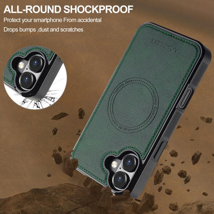 For iPhone 17 LC.IMEEKE L5 Series Detachable RFID Card Bag Magsafe Phone Case(Green) - iPhone 17 Cases by LC.IMEEKE | Online Shopping UK | buy2fix