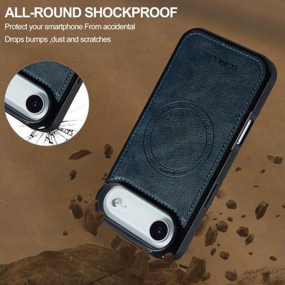 For iPhone 17 Air LC.IMEEKE L5 Series Detachable RFID Card Bag Magsafe Phone Case(Blue) - iPhone 17 Air Cases by LC.IMEEKE | Online Shopping UK | buy2fix