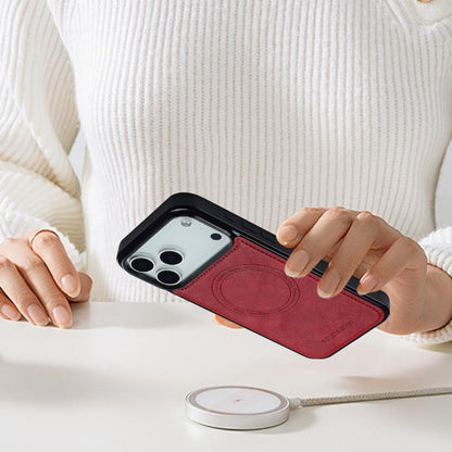 For iPhone 17 Pro Max LC.IMEEKE L5 Series Detachable RFID Card Bag Magsafe Phone Case(Red) - iPhone 17 Pro Max Cases by LC.IMEEKE | Online Shopping UK | buy2fix