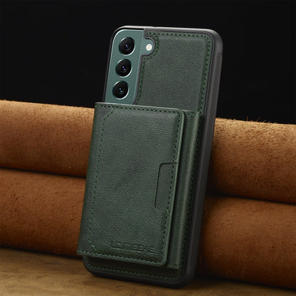 For Samsung Galaxy S22 5G LC.IMEEKE L5 Series Detachable RFID Card Bag Magsafe Phone Case(Green) - Galaxy S22 5G Cases by LC.IMEEKE | Online Shopping UK | buy2fix