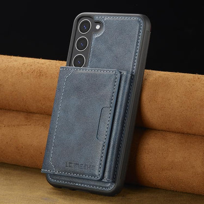 For Samsung Galaxy S25 5G LC.IMEEKE L5 Series Detachable RFID Card Bag Magsafe Phone Case(Blue) - Galaxy S25 5G Cases by LC.IMEEKE | Online Shopping UK | buy2fix