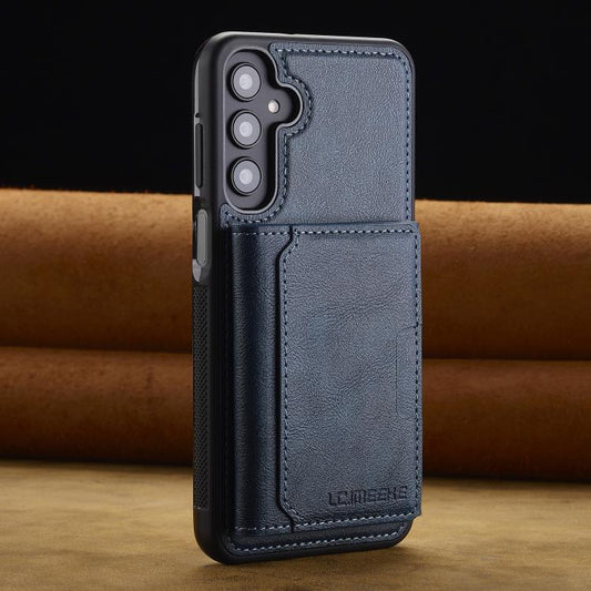 For Samsung Galaxy A36 5G LC.IMEEKE L5 Series Detachable RFID Card Bag Magsafe Phone Case(Blue) - Galaxy Phone Cases by LC.IMEEKE | Online Shopping UK | buy2fix