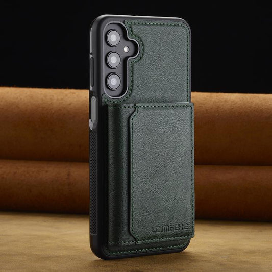 For Samsung Galaxy A36 5G LC.IMEEKE L5 Series Detachable RFID Card Bag Magsafe Phone Case(Green) - Galaxy Phone Cases by LC.IMEEKE | Online Shopping UK | buy2fix