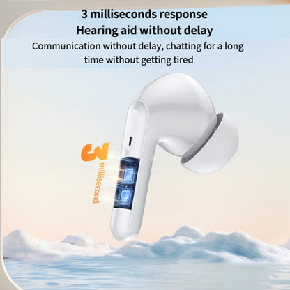 Bluetooth 5.3 In-ear AI Smart Recognition Hearing Aid(White) - Hearing Aids by buy2fix | Online Shopping UK | buy2fix