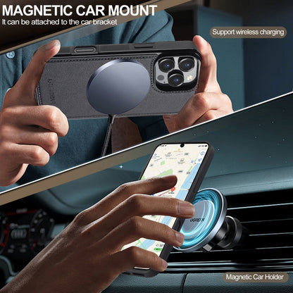 For iPhone 16 Pro Max LC.IMEEKE Magsafe Phone Case(Black) by LC.IMEEKE