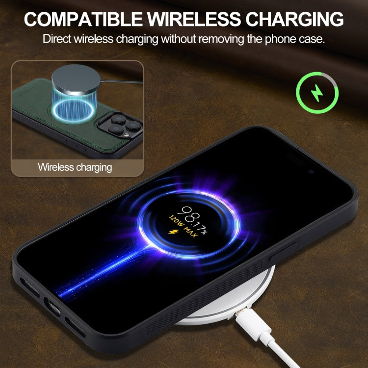 For iPhone 15 Pro LC.IMEEKE Magsafe Phone Case(Green) - iPhone 15 Pro Cases by LC.IMEEKE | Online Shopping UK | buy2fix