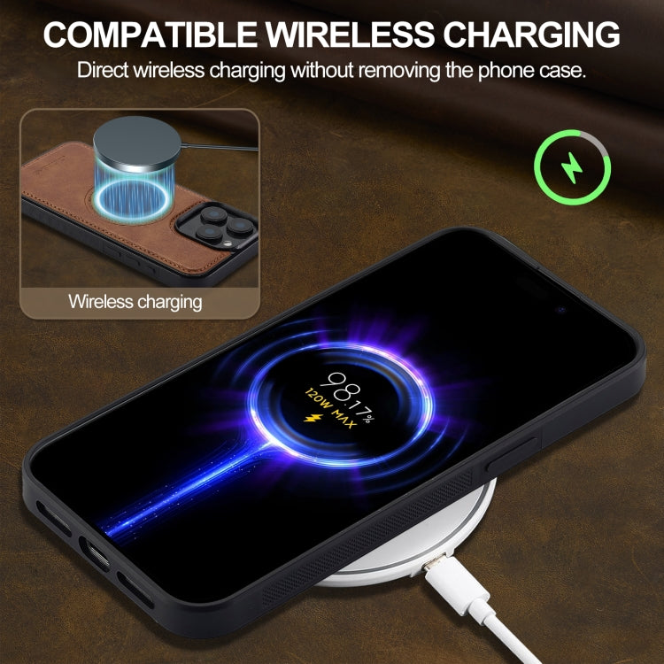 For iPhone 14 Pro LC.IMEEKE Magsafe Phone Case(Brown) - iPhone 14 Pro Cases by LC.IMEEKE | Online Shopping UK | buy2fix