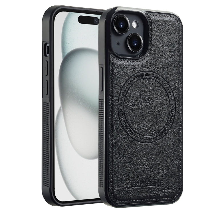 For iPhone 15 LC.IMEEKE Magsafe Phone Case(Black) - iPhone 15 Cases by LC.IMEEKE | Online Shopping UK | buy2fix