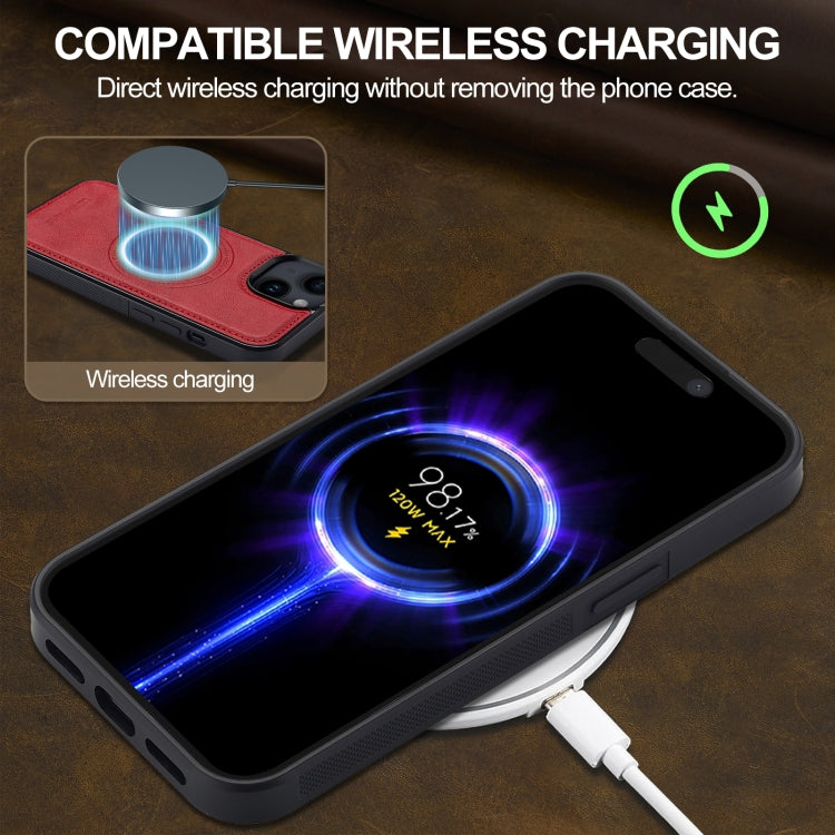 For iPhone 14 / 13 LC.IMEEKE Magsafe Phone Case(Red) - iPhone 14 Cases by LC.IMEEKE | Online Shopping UK | buy2fix