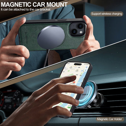 For iPhone 14 / 13 LC.IMEEKE Magsafe Phone Case(Green) - iPhone 14 Cases by LC.IMEEKE | Online Shopping UK | buy2fix