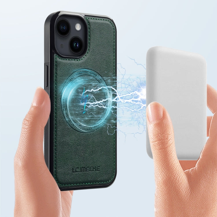 For iPhone 13 mini LC.IMEEKE Magsafe Phone Case(Green) - iPhone 13 mini Cases by LC.IMEEKE | Online Shopping UK | buy2fix