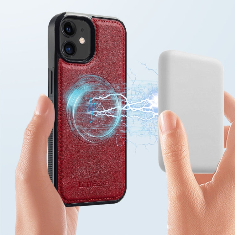 For iPhone 12 / 12 Pro LC.IMEEKE Magsafe Phone Case(Red) - iPhone 12 / 12 Pro Cases by LC.IMEEKE | Online Shopping UK | buy2fix