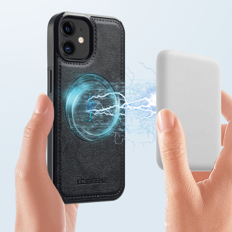 For iPhone 12 / 12 Pro LC.IMEEKE Magsafe Phone Case(Black) - iPhone 12 / 12 Pro Cases by LC.IMEEKE | Online Shopping UK | buy2fix