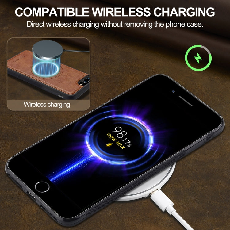 For iPhone SE 2024 LC.IMEEKE Magsafe Phone Case(Brown) - More iPhone Cases by LC.IMEEKE | Online Shopping UK | buy2fix