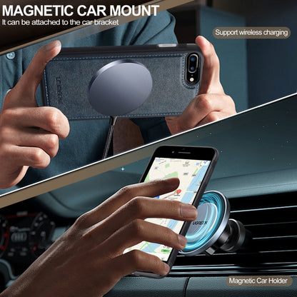 For iPhone SE 2022 / 2020 / 8 / 7 LC.IMEEKE Magsafe Phone Case(Blue) - iPhone SE 2022 / 2020 / 8 / 7 Cases by LC.IMEEKE | Online Shopping UK | buy2fix