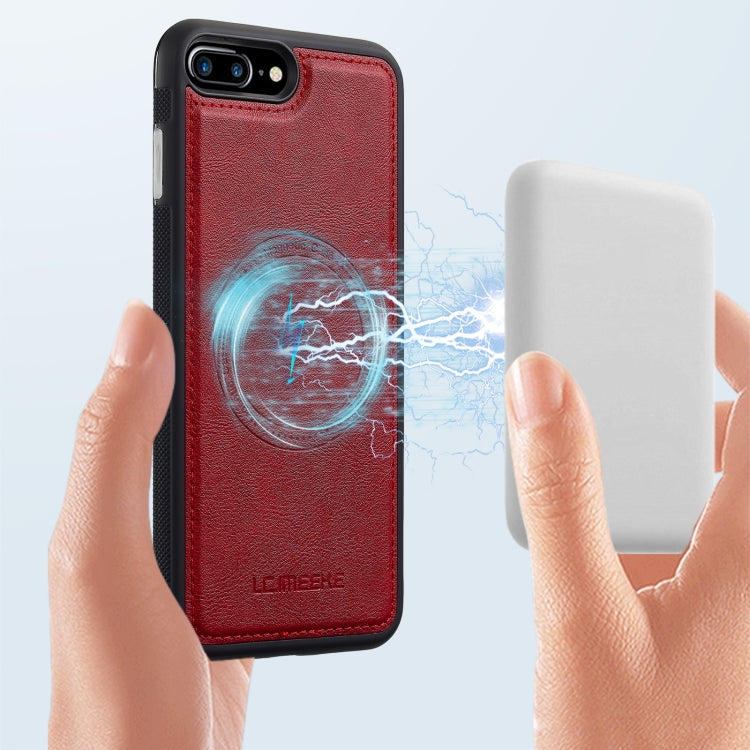 For iPhone 8 Plus / 7 Plus LC.IMEEKE Magsafe Phone Case(Red) - More iPhone Cases by LC.IMEEKE | Online Shopping UK | buy2fix