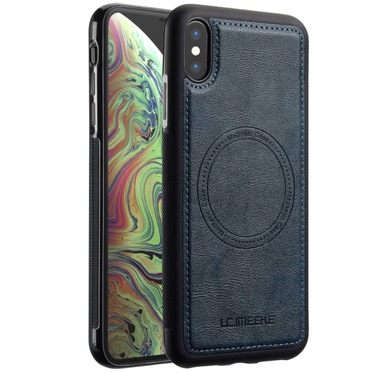 For iPhone XS / X LC.IMEEKE Magsafe Phone Case(Blue)