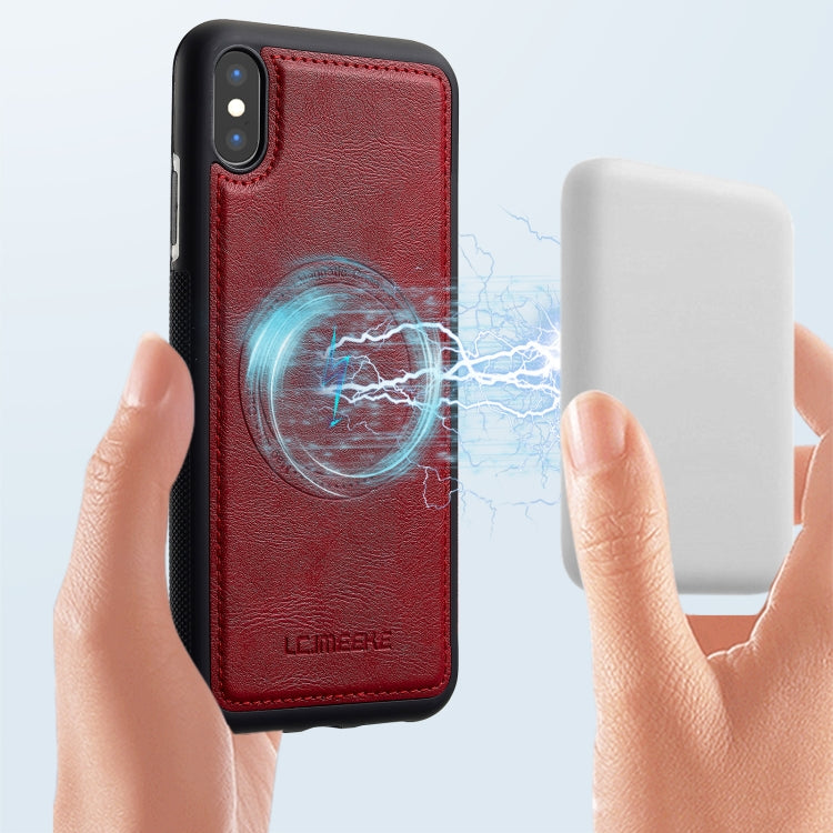 For iPhone XS Max LC.IMEEKE Magsafe Phone Case(Red) - More iPhone Cases by LC.IMEEKE | Online Shopping UK | buy2fix