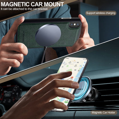 For iPhone XS Max LC.IMEEKE Magsafe Phone Case(Green) - More iPhone Cases by LC.IMEEKE | Online Shopping UK | buy2fix