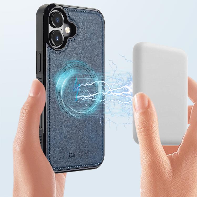 For iPhone 17 LC.IMEEKE Magsafe Phone Case(Blue) - iPhone 17 Cases by LC.IMEEKE | Online Shopping UK | buy2fix