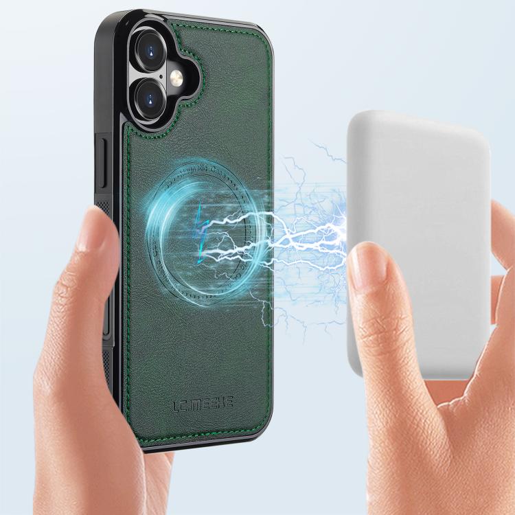 For iPhone 17 LC.IMEEKE Magsafe Phone Case(Green) - iPhone 17 Cases by LC.IMEEKE | Online Shopping UK | buy2fix