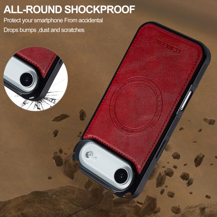 For iPhone 17 Air LC.IMEEKE Magsafe Phone Case(Red) - iPhone 17 Air Cases by LC.IMEEKE | Online Shopping UK | buy2fix