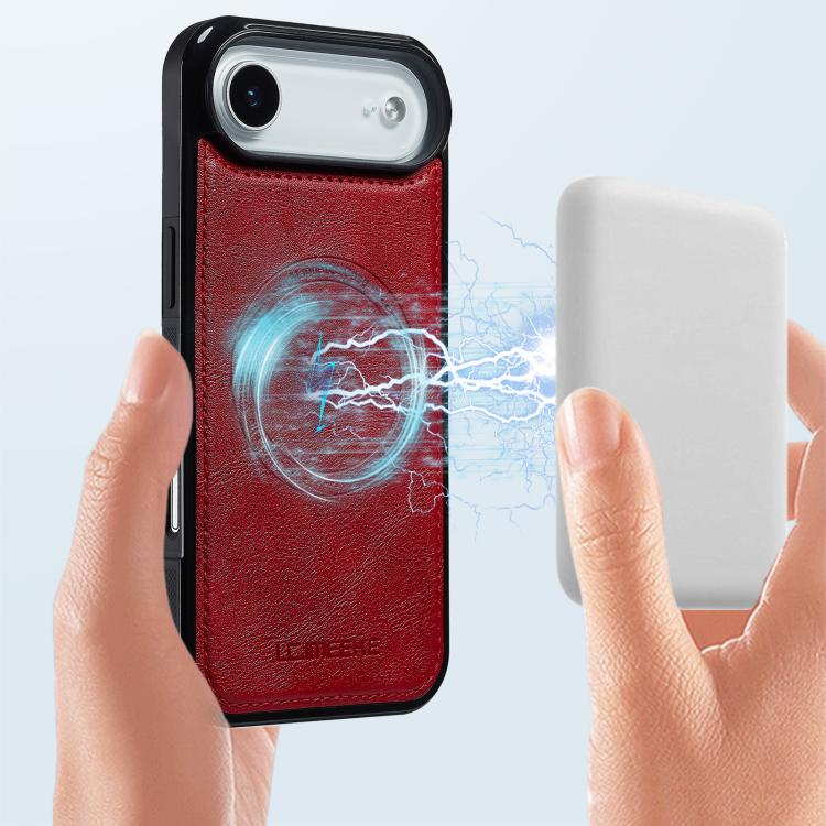 For iPhone 17 Air LC.IMEEKE Magsafe Phone Case(Red) - iPhone 17 Air Cases by LC.IMEEKE | Online Shopping UK | buy2fix