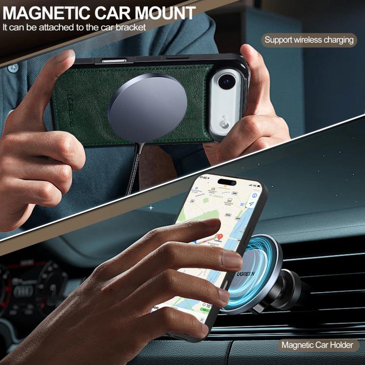 For iPhone Air LC.IMEEKE Magsafe Phone Case(Green) - iPhone Air Cases by LC.IMEEKE | Online Shopping UK | buy2fix