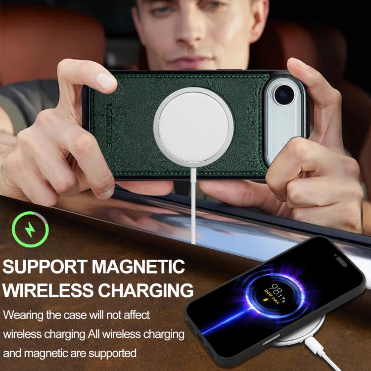 For iPhone Air LC.IMEEKE Magsafe Phone Case(Green) - iPhone Air Cases by LC.IMEEKE | Online Shopping UK | buy2fix