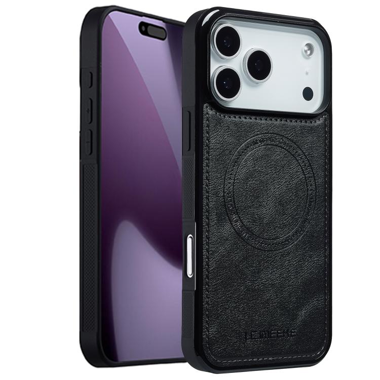 For iPhone 17 Pro LC.IMEEKE Magsafe Phone Case(Black) - iPhone 17 Pro Cases by LC.IMEEKE | Online Shopping UK | buy2fix