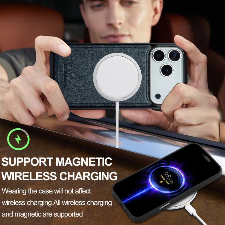 For iPhone 17 Pro LC.IMEEKE Magsafe Phone Case(Blue) - iPhone 17 Pro Cases by LC.IMEEKE | Online Shopping UK | buy2fix