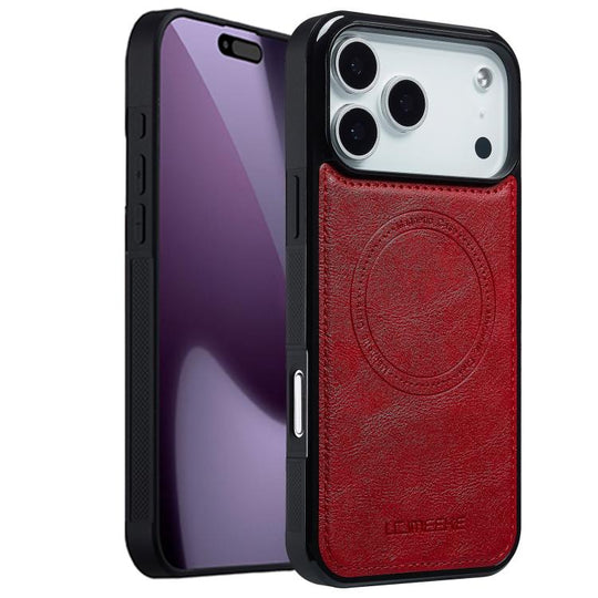 For iPhone 18 Pro Max / 17 Pro Max LC.IMEEKE Magsafe Phone Case(Red)