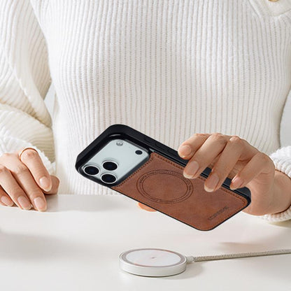 For iPhone 17 Pro Max LC.IMEEKE Magsafe Phone Case(Brown) - iPhone 17 Pro Max Cases by LC.IMEEKE | Online Shopping UK | buy2fix