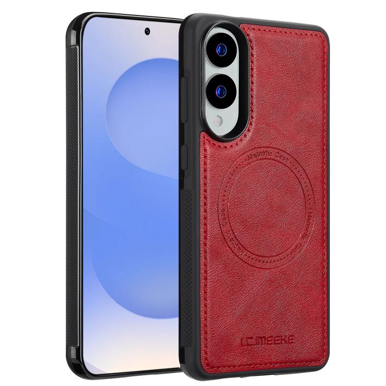 For Samsung Galaxy S25 Edge 5G LC.IMEEKE Magsafe Phone Case(Red) - Galaxy S25 Edge 5G Cases by LC.IMEEKE | Online Shopping UK | buy2fix