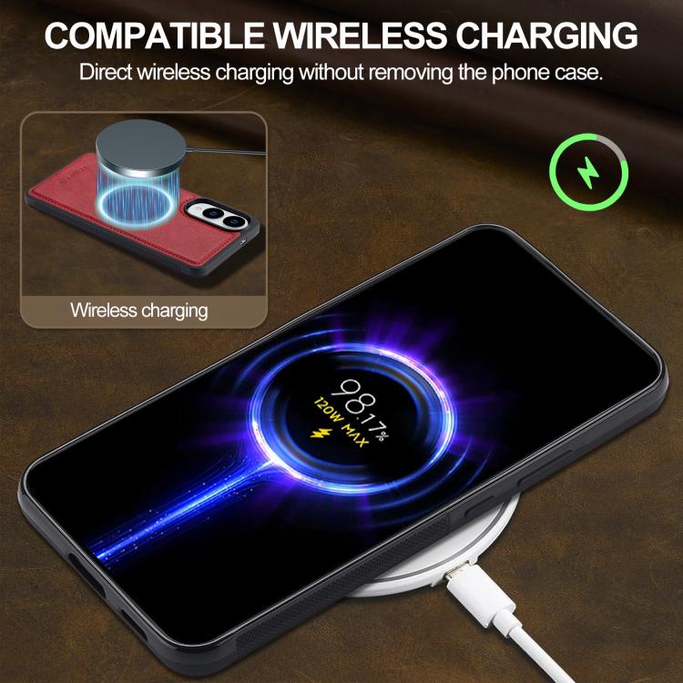 For Samsung Galaxy S25 Edge 5G LC.IMEEKE Magsafe Phone Case(Red) - Galaxy S25 Edge 5G Cases by LC.IMEEKE | Online Shopping UK | buy2fix