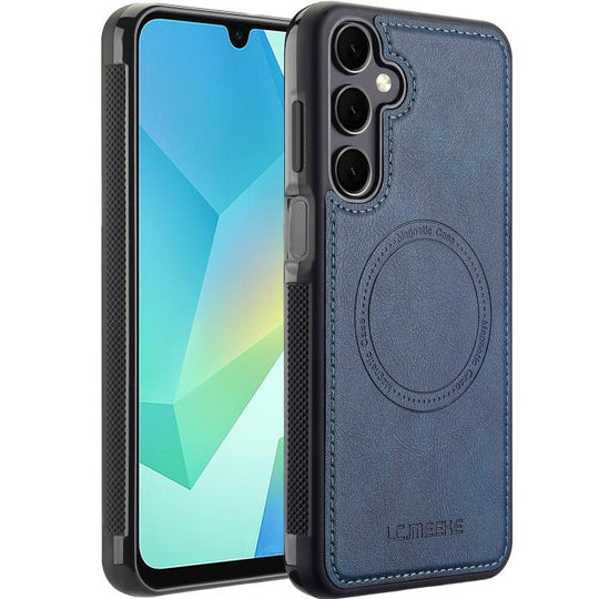 For Samsung Galaxy A56 5G LC.IMEEKE Magsafe Phone Case(Blue)