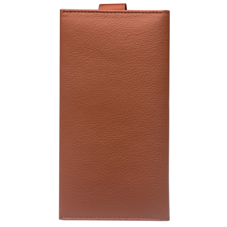 For iPhone X / XS QIALINO Nappa Texture Top-grain Leather Horizontal Flip Wallet Case with Card Slots(Brown) - More iPhone Cases by QIALINO | Online Shopping UK | buy2fix