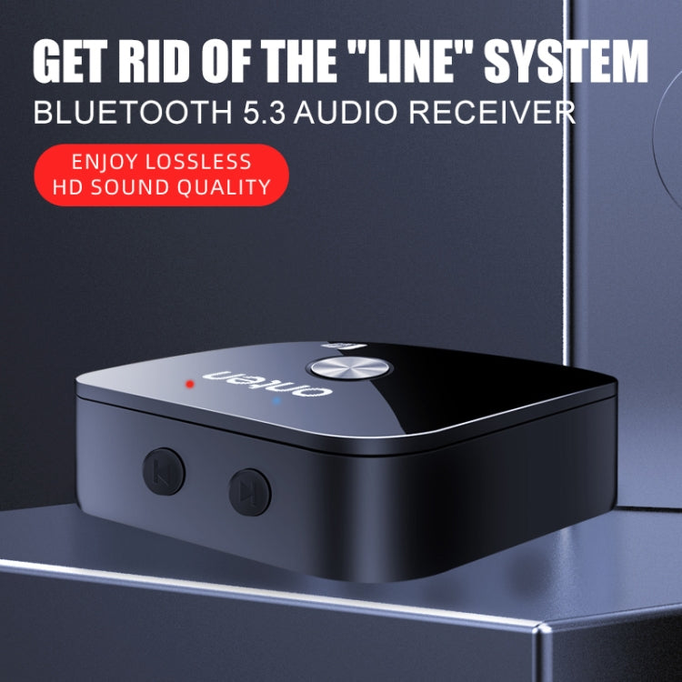 ONTEN BT103 NFC Desktop Bluetooth 5.3 Audio Receiver Adapter(Black) - Audio Receiver Transmitter by Onten | Online Shopping UK | buy2fix