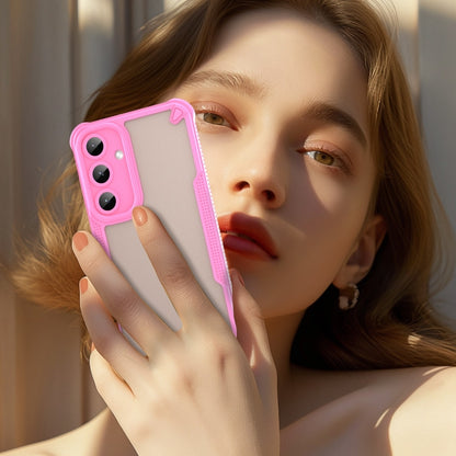 For Samsung Galaxy S25+ 5G Armor Glaze PC Hybrid TPU Phone Case(Pink) by buy2fix