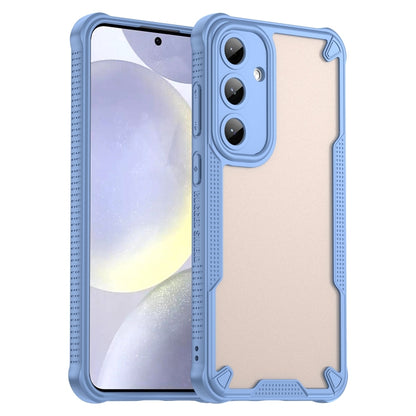 For Samsung Galaxy S25+ 5G Armor Glaze PC Hybrid TPU Phone Case(Blue) - Galaxy S25+ 5G Cases by buy2fix | Online Shopping UK | buy2fix