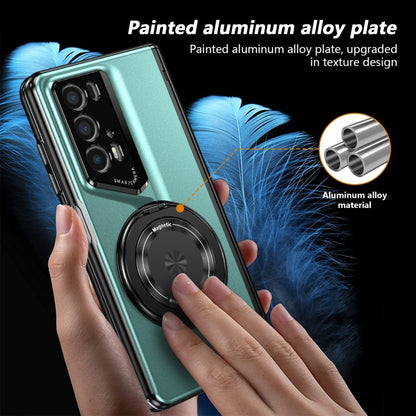 For Honor Magic V2 RSR Porsche Design Gold Medal Rotating Folding Series Ring Holder Phone Case(Royal Blue) - Honor Cases by buy2fix | Online Shopping UK | buy2fix