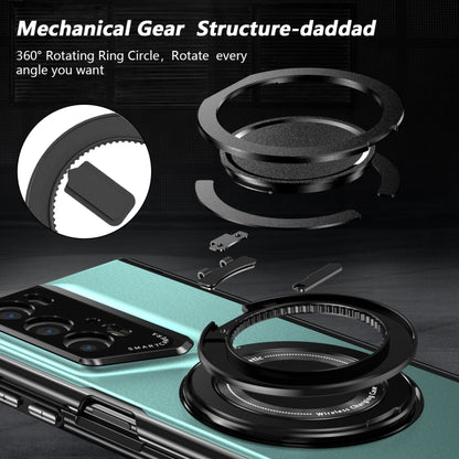 For Honor Magic V2 RSR Porsche Design Gold Medal Rotating Folding Series Ring Holder Phone Case(Royal Blue) - Honor Cases by buy2fix | Online Shopping UK | buy2fix