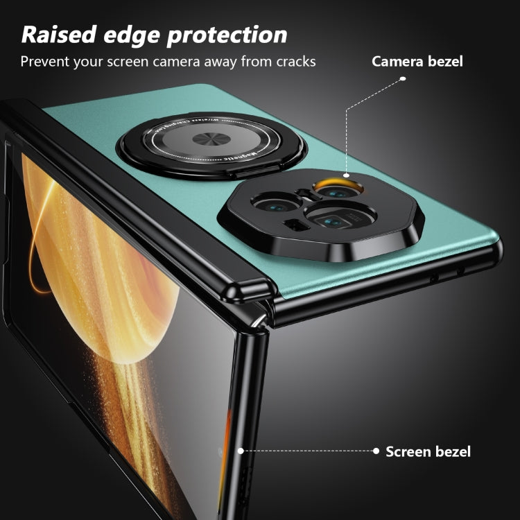 For Honor Magic V3 Gold Medal Rotating Folding Series Ring Holder Phone Case(Royal Blue) - Honor Cases by buy2fix | Online Shopping UK | buy2fix