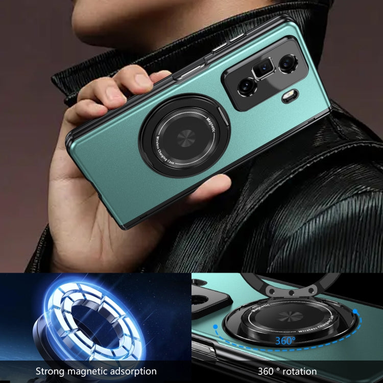 For Honor Magic Vs3 Gold Medal Rotating Folding Series Ring Holder Phone Case(Royal Blue) - Honor Cases by buy2fix | Online Shopping UK | buy2fix