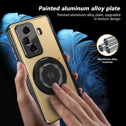 For Honor Magic Vs3 Gold Medal Rotating Folding Series Ring Holder Phone Case(Gold) - Honor Cases by buy2fix | Online Shopping UK | buy2fix