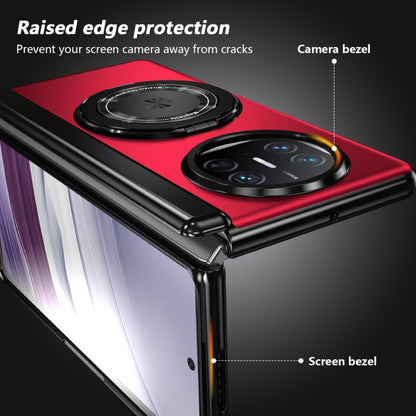 For Huawei Mate X5 Gold Medal Rotating Folding Series Ring Holder Phone Case(Red) - Huawei Cases by buy2fix | Online Shopping UK | buy2fix