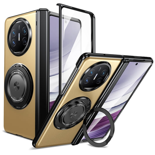 For Huawei Mate X5 Gold Medal Rotating Folding Series Ring Holder Phone Case(Gold) - Huawei Cases by buy2fix | Online Shopping UK | buy2fix