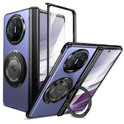 For Huawei Mate X5 Gold Medal Rotating Folding Series Ring Holder Phone Case(Blue) - Huawei Cases by buy2fix | Online Shopping UK | buy2fix