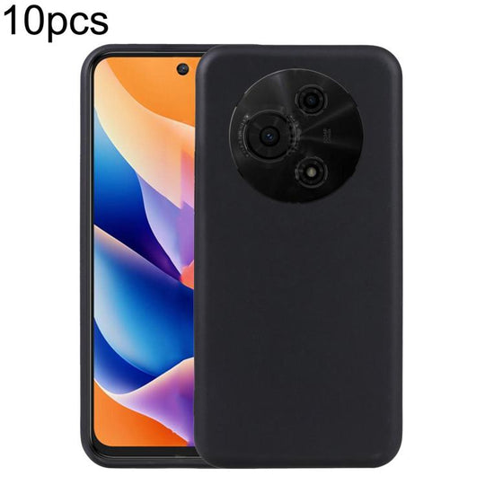For TCL 605 10pcs TPU Phone Case(Black)